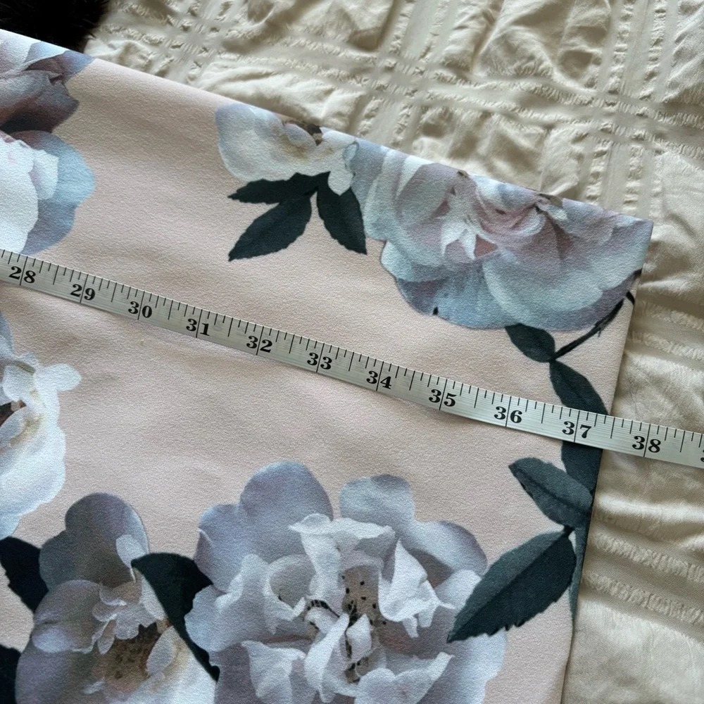 Calvin Klein Floral Bell Sleeve Dress Size 8 - Picture 12 of 13